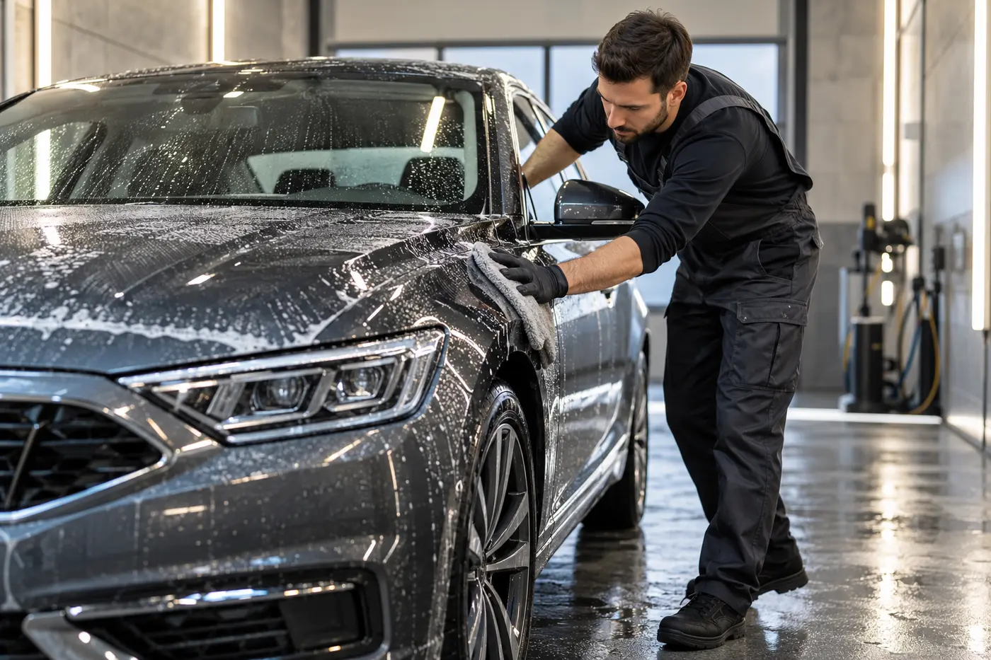 Ejemplo ilustrativo: Autolavados y detallado