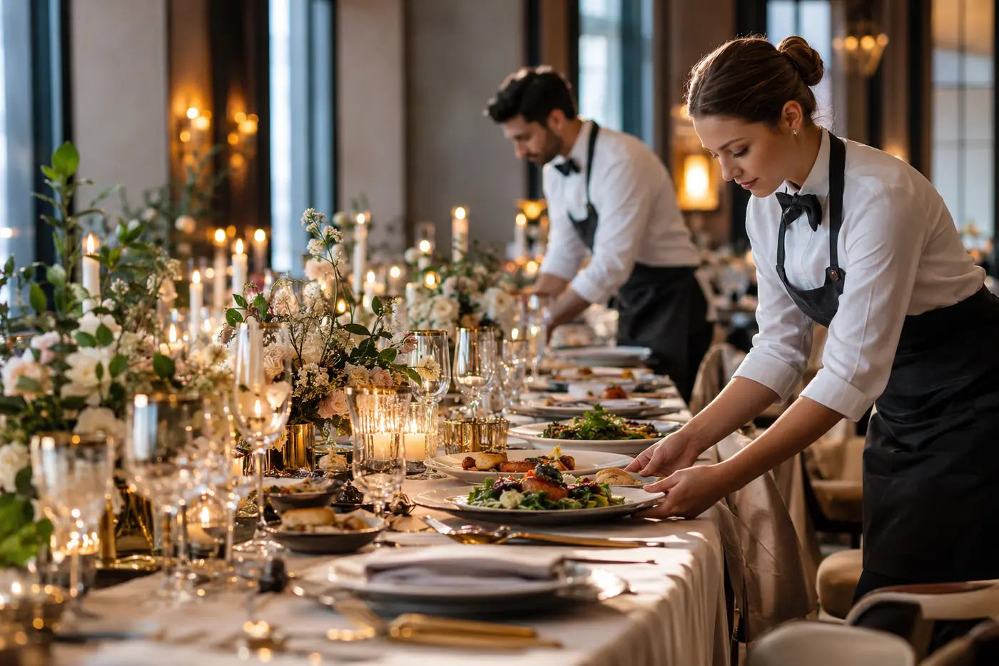 Ejemplo ilustrativo: Banquetes y catering