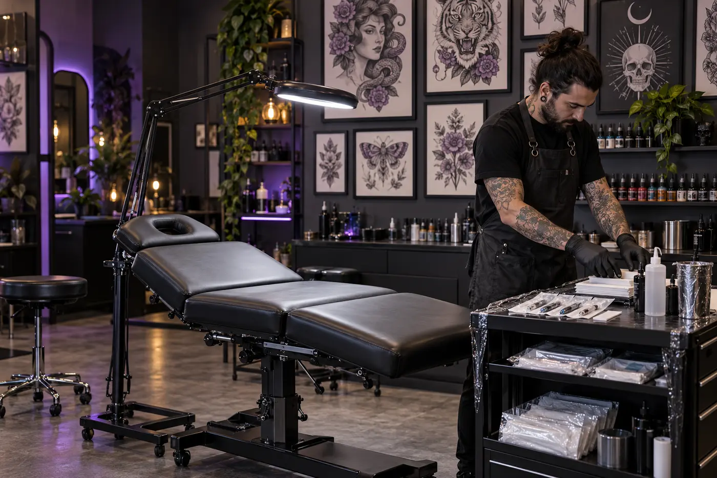 Ejemplo ilustrativo: Tatuadores y perforadores
